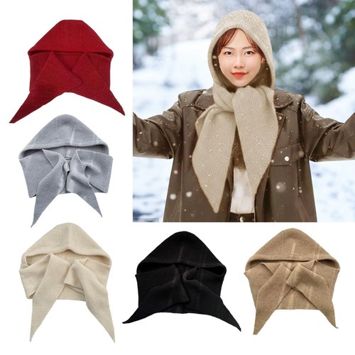 Schal mit hoodie cape bequeme - schal,