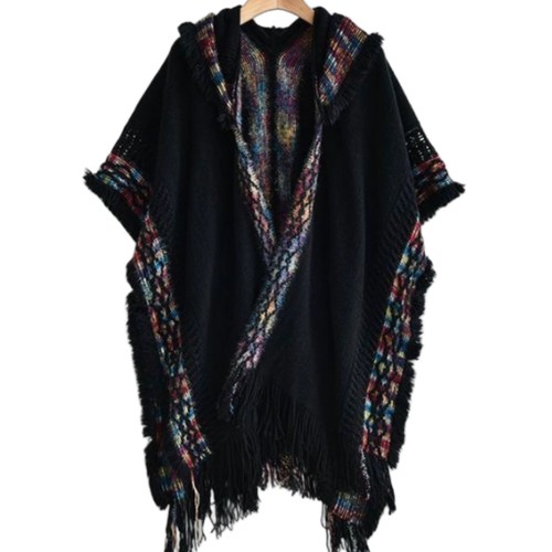 Ethno tassel shawl - tassel,