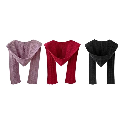 Schal mit hoodie - schal, freizeit