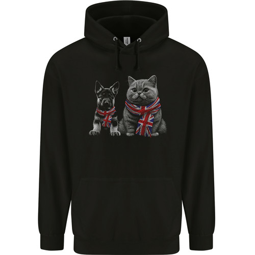 Katze hund union jack schal - &,